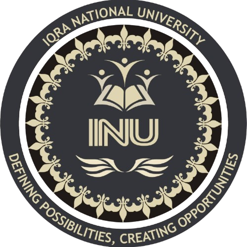 Iqra National University crest